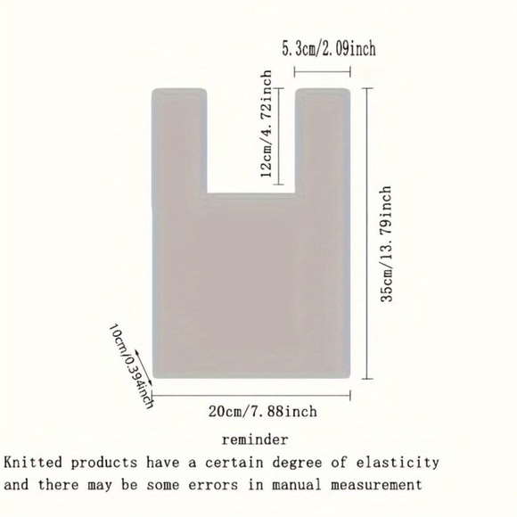 Chic Women's Knit Tote Bag with Striped Diamond & joyful Face Design - Picture 2 of 2